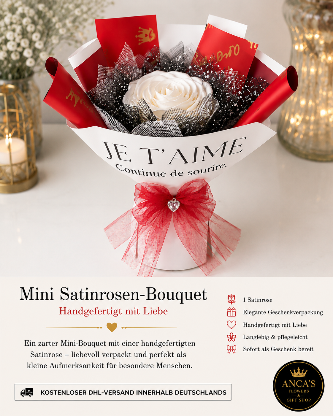 Mini Satinrosen